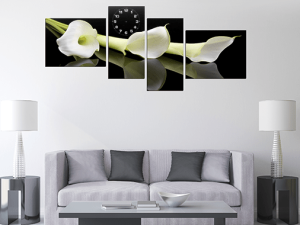 Hinh anh tranh treo tuong phong khach dep hoa loa ken